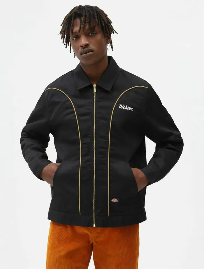 Men Jackets Dickies Bettles Jacket Black