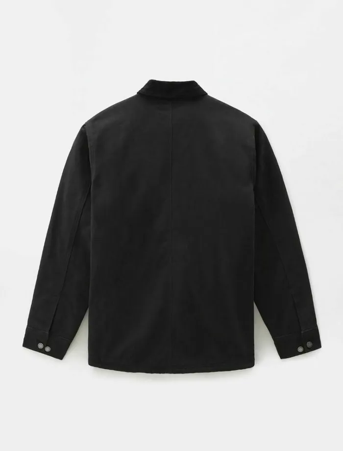 Men Jackets Dickies Duck Canvas Chore Coat Black