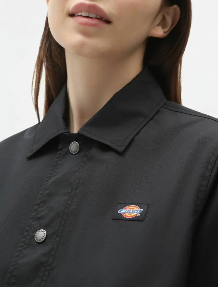 Men Jackets Dickies Oakport Coach Jacket Black