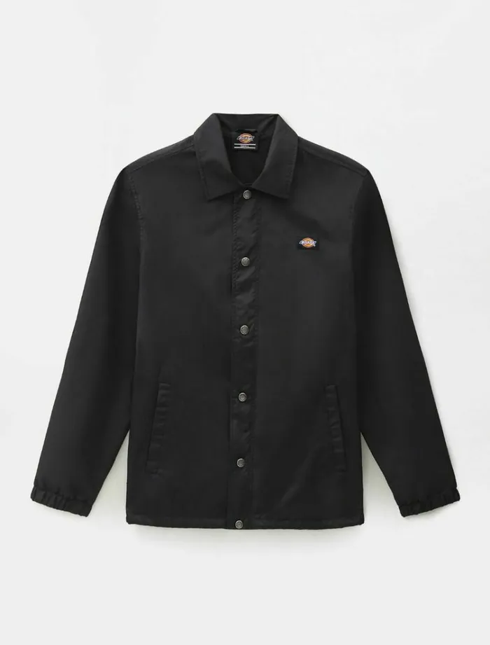 Men Jackets Dickies Oakport Coach Jacket Black
