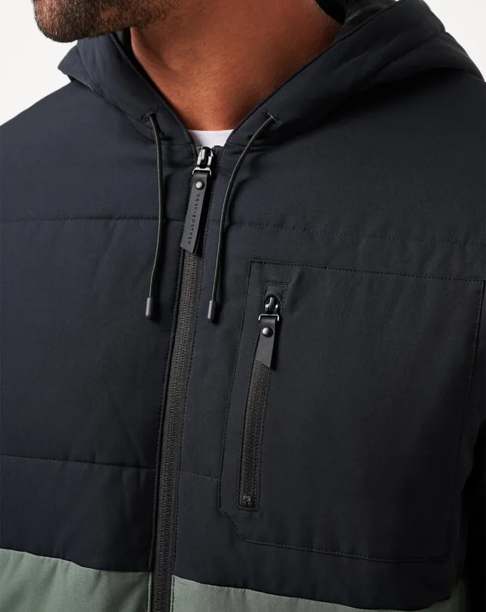 Men Jackets TravisMathew TORCH RUNNER FULL ZIP Black