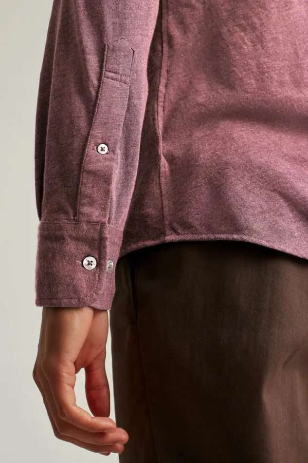 Men Jersey Everyday Shirt Heather Burgundy Bonobos Casual Shirts