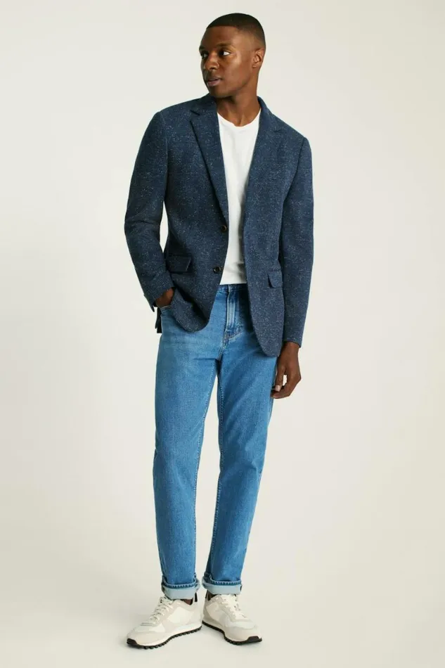 Men Jetsetter Knit Blazer Navy Donegal Glen Plaid Bonobos Blazers and Sport Coats Men Jetsetter Knit Blazer Navy Donegal Glen Plaid Bonobos Blazers and Sport Coats