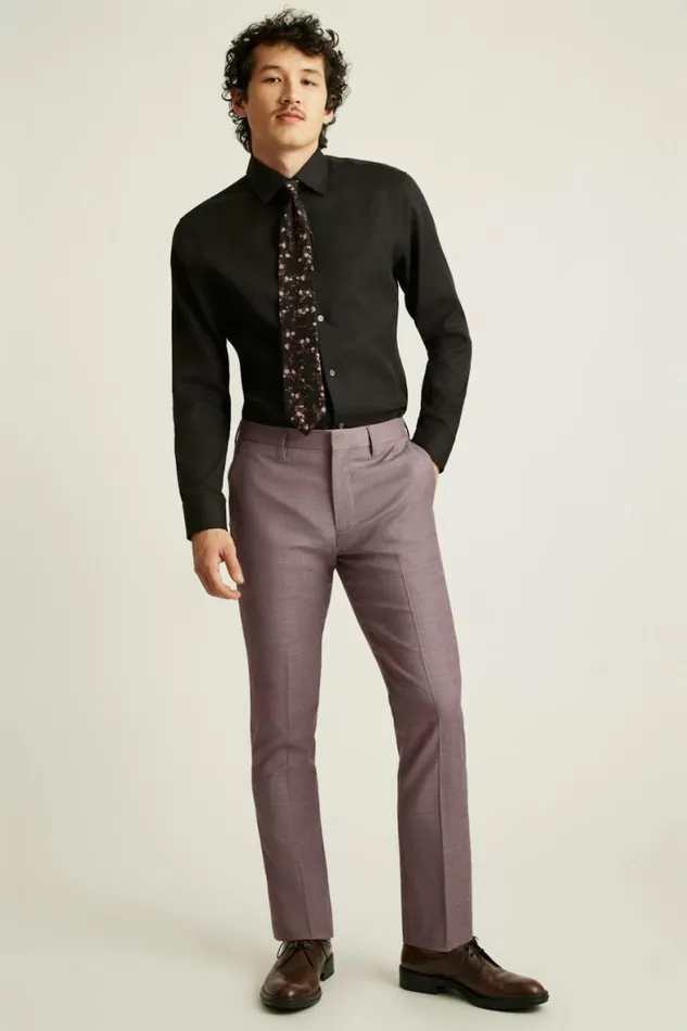 Men Jetsetter Premium Linen Dress Shirt Black Bonobos Business Casual Shirts