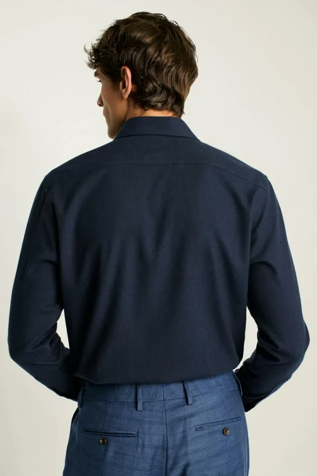 Men Jetsetter Premium Merino Dress Shirt Navy Blue Bonobos Formal Dress Shirts