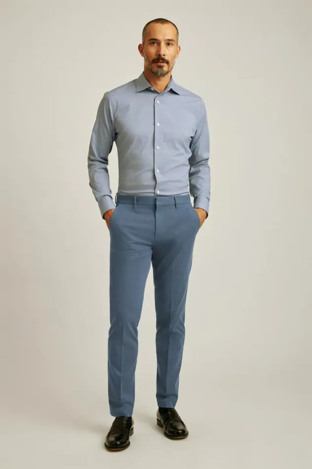 Men Jetsetter Stretch Dress Shirt Blue Mitcham Check Bonobos Business Casual Shirts