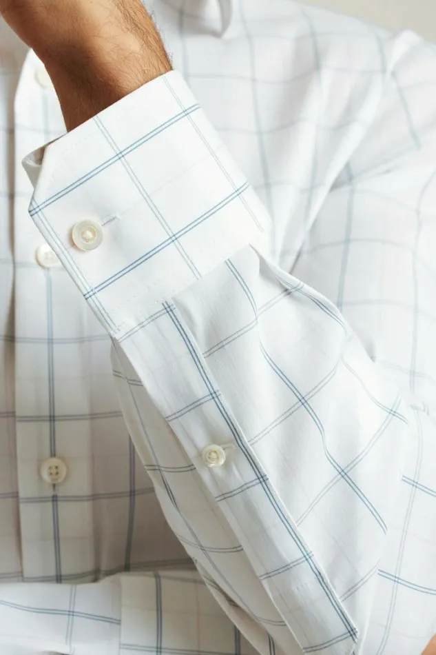 Men Jetsetter Stretch Dress Shirt Navy Pink Grace Plaid Bonobos Business Casual Shirts