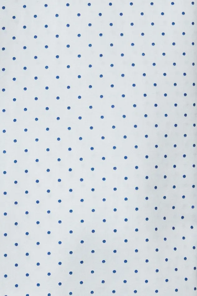 Men Jetsetter Stretch Dress Shirt White Navy Dot Bonobos Business Casual Shirts