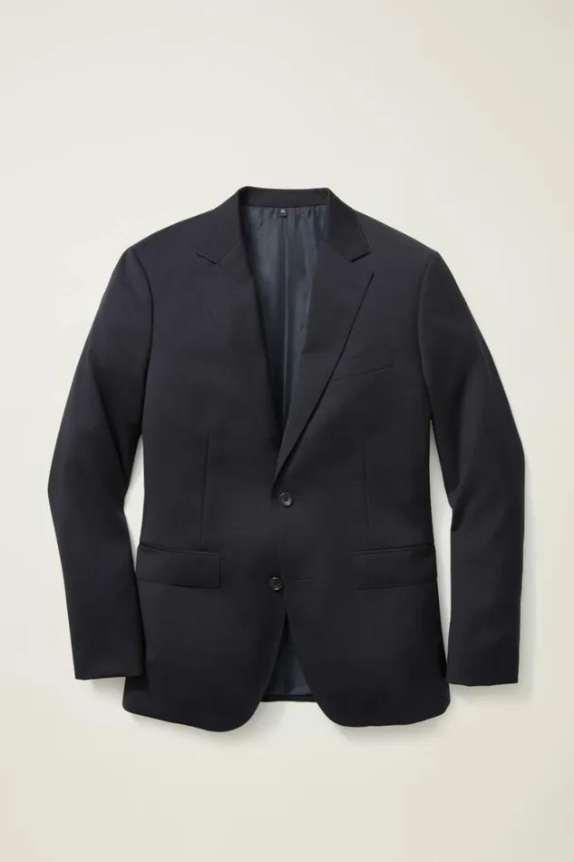 Men Jetsetter Wool Blazer Navy Bonobos Blazers and Sport Coats