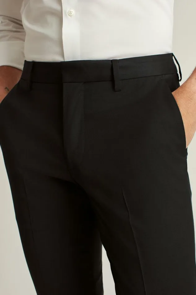 Men Jetsetter Wool Dress Pant Black Bonobos Dress Pants