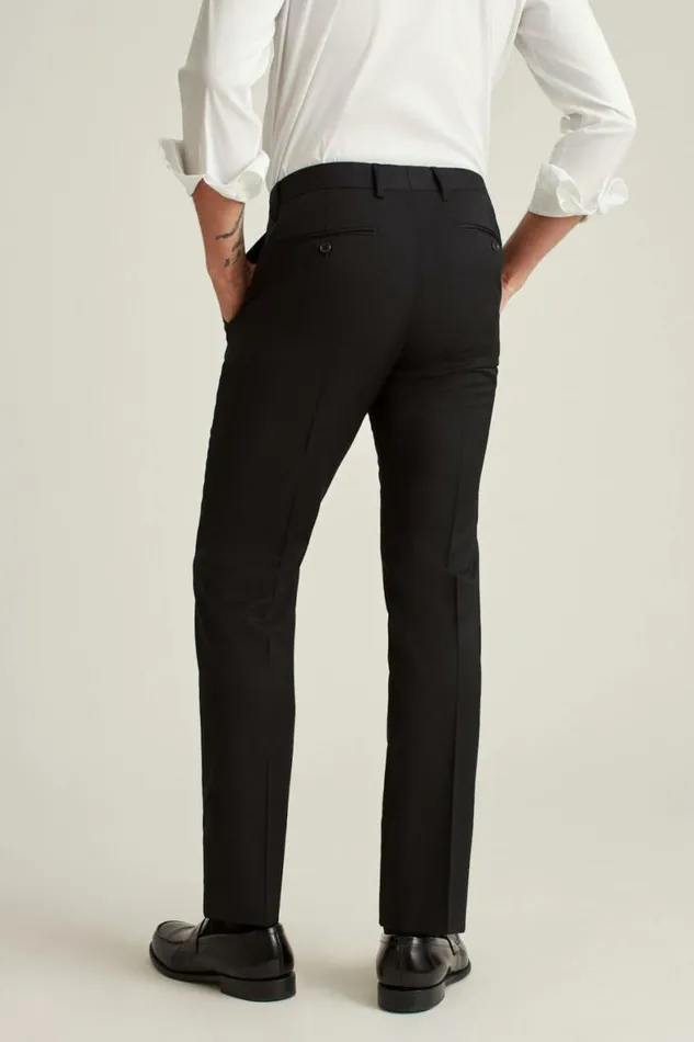 Men Jetsetter Wool Dress Pant Black Bonobos Dress Pants