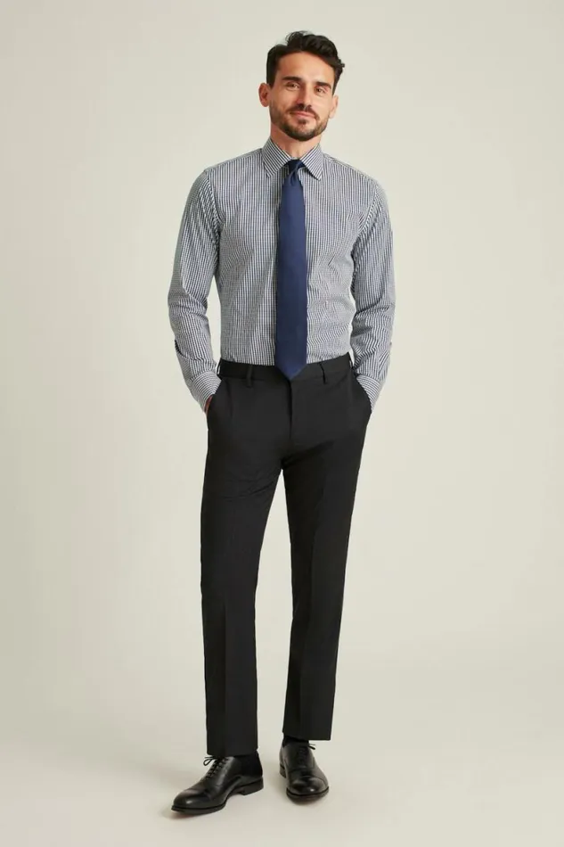Men Jetsetter Wool Dress Pant Charcoal Bonobos Dress Pants