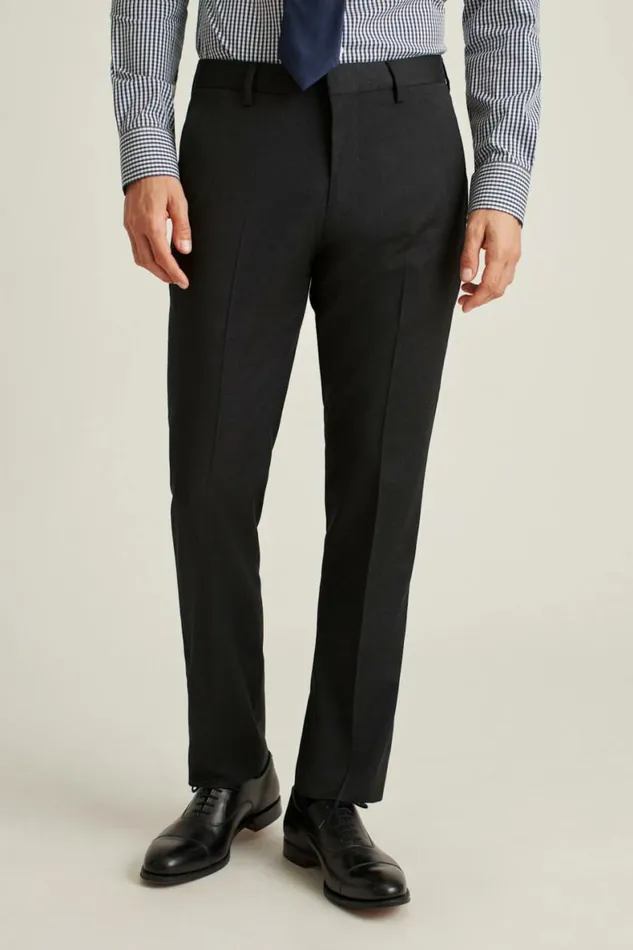 Men Jetsetter Wool Dress Pant Charcoal Bonobos Dress Pants