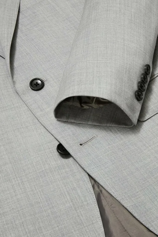 Men Jetsetter Wool Suit Light Grey Bonobos Suits