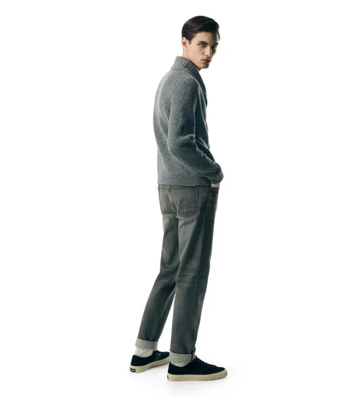 Men Knitwear Tom Ford Cashmere Shawl Collar Cardigan Grey Men Knitwear Tom Ford Cashmere Shawl Collar Cardigan Grey