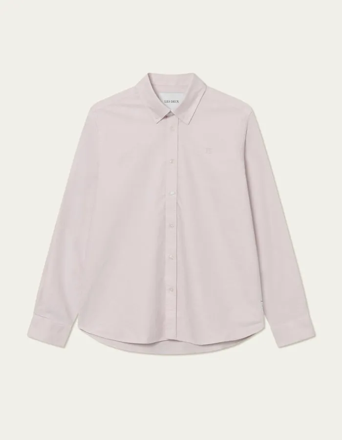 Men Konrad Oxford Shirt 8211 Seasonal 8211 Oyster Rose Les Deux ShirtsOvershirts Men Konrad Oxford Shirt 8211 Seasonal 8211 Oyster Rose Les Deux ShirtsOvershirts