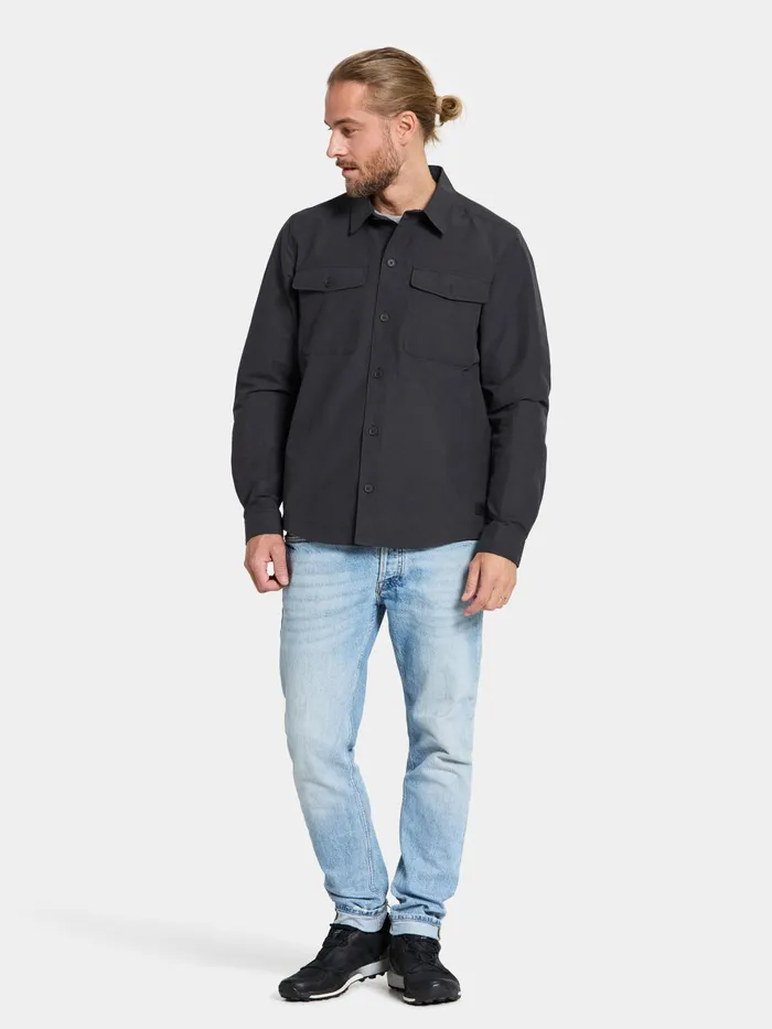 Men Lennox Jacket Black Didriksons Hoodies and Sweatshirts