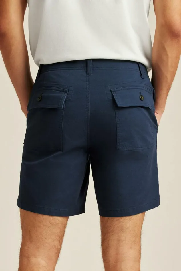 Men Lightweight Travel Short Maritime Blue Bonobos Chino Shorts