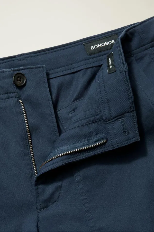 Men Lightweight Travel Short Maritime Blue Bonobos Chino Shorts