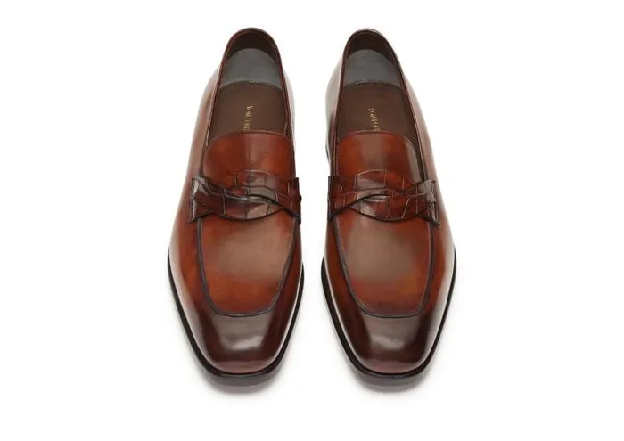 Men Loafers Tom Ford Elkan Twisted Band Loafers Mink Men Loafers Tom Ford Elkan Twisted Band Loafers Mink