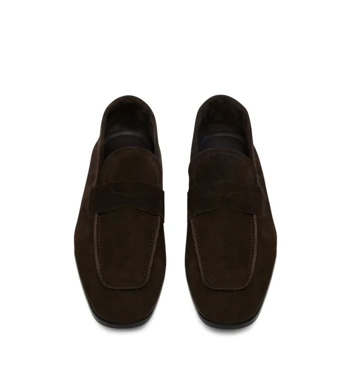 Men Loafers Tom Ford Suede Sean Twisted Band Loafer Men Loafers Tom Ford Suede Sean Twisted Band Loafer