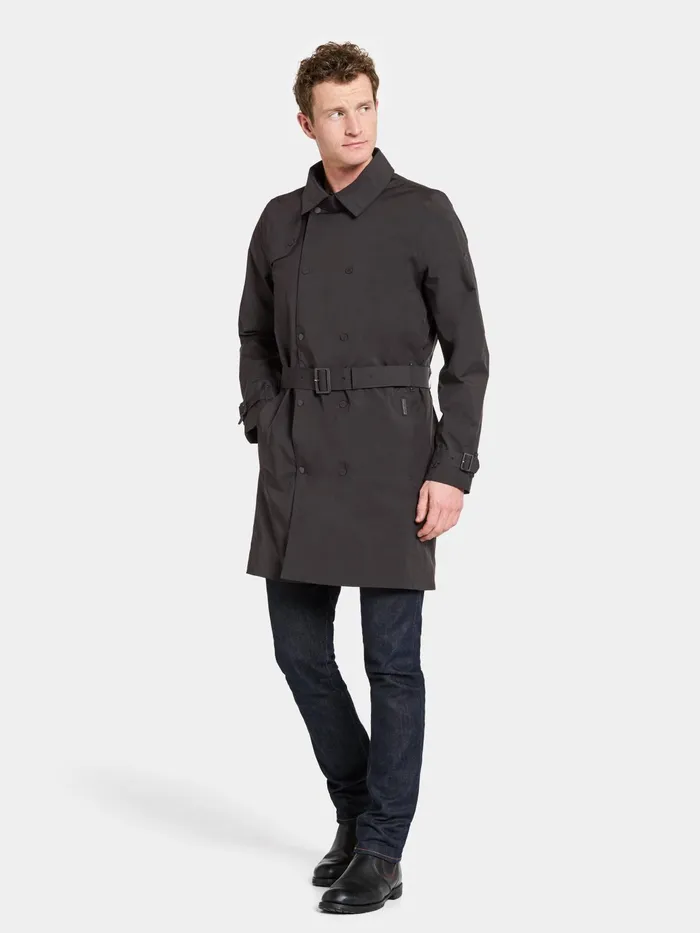 Men Ludvig Coat Black Didriksons Lightweight Jackets
