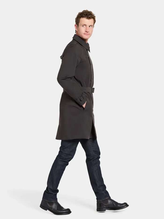 Men Ludvig Coat Black Didriksons Lightweight Jackets