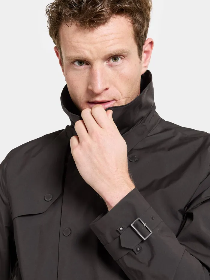 Men Ludvig Coat Black Didriksons Lightweight Jackets