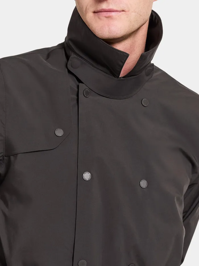 Men Ludvig Coat Black Didriksons Lightweight Jackets