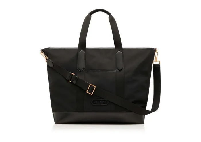 Men Luggage Tom Ford Nylon Tote Bag Black