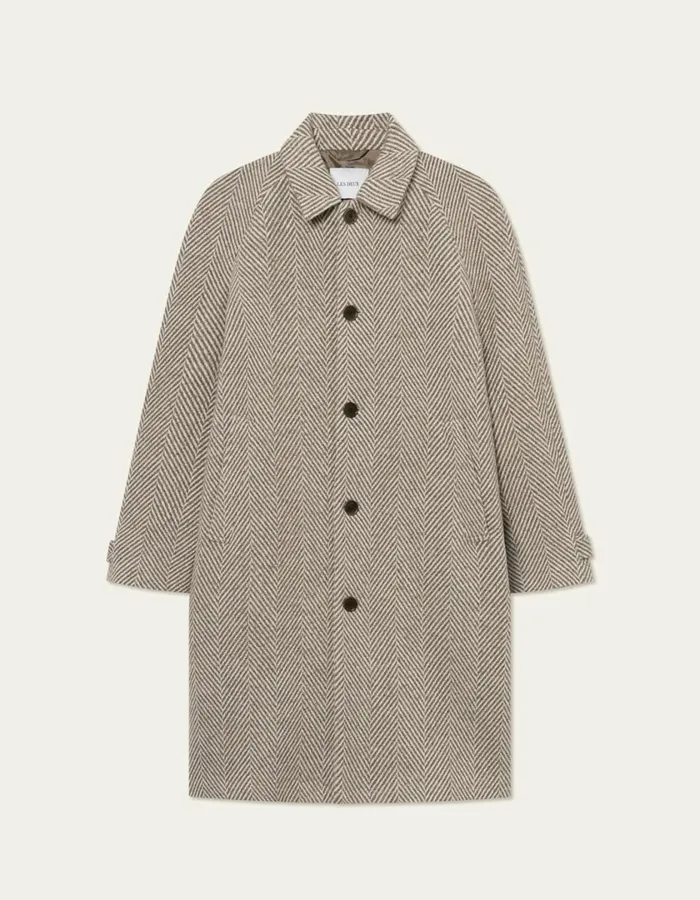 Men Michael Herringbone Wool Coat 30 8211 Mountain GreyIvory Les Deux JacketsCoats Men Michael Herringbone Wool Coat 30 8211 Mountain GreyIvory Les Deux JacketsCoats