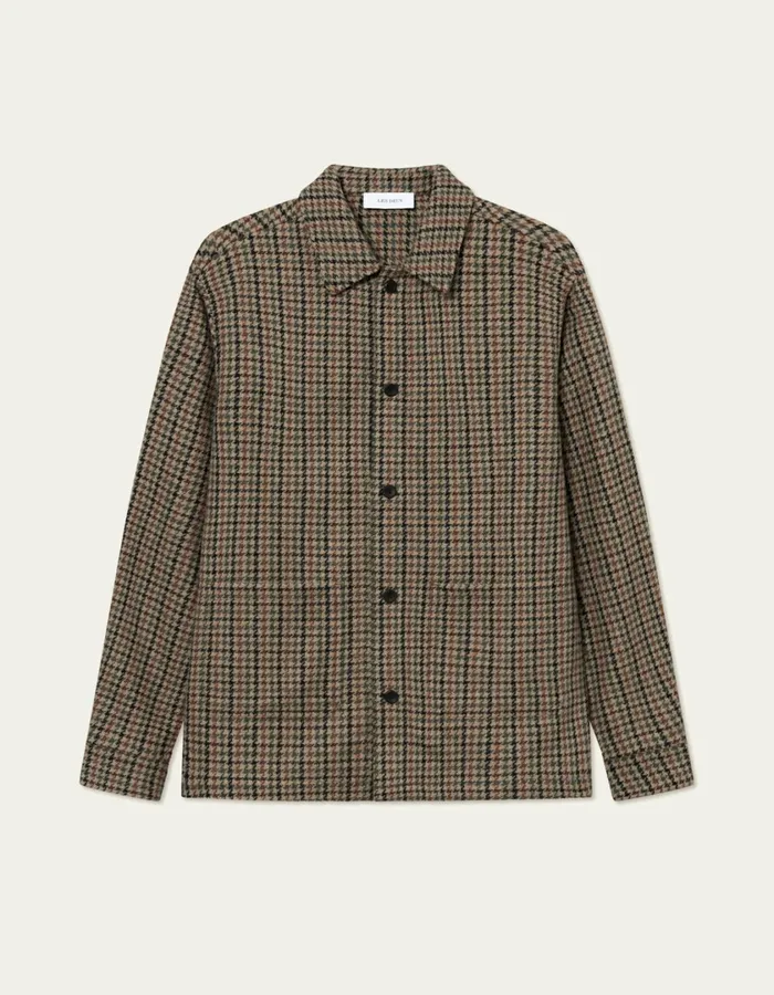 Men Milian Houndstooth Overshirt 20 8211 Warm SandBlack Les Deux ShirtsOvershirts Men Milian Houndstooth Overshirt 20 8211 Warm SandBlack Les Deux ShirtsOvershirts