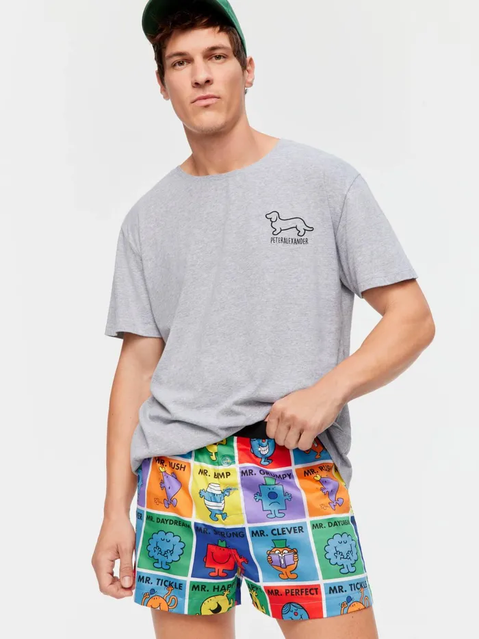 Men Mr Men Boxer Short Multi Peter Alexander Shorts