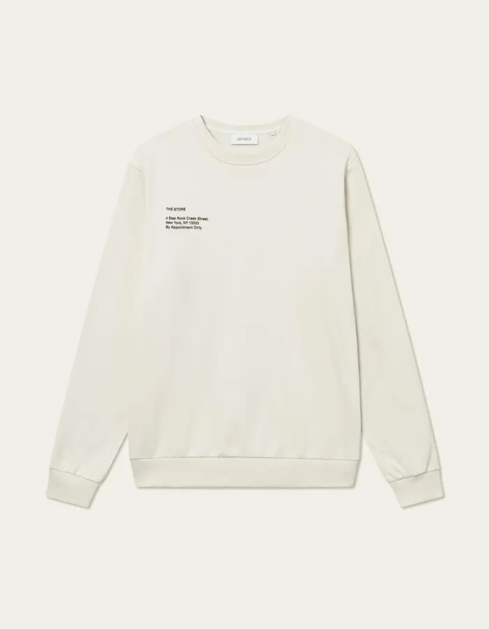 Men Neighborhood Sweatshirt 8211 IvoryBlack Les Deux HoodiesSweatshirts