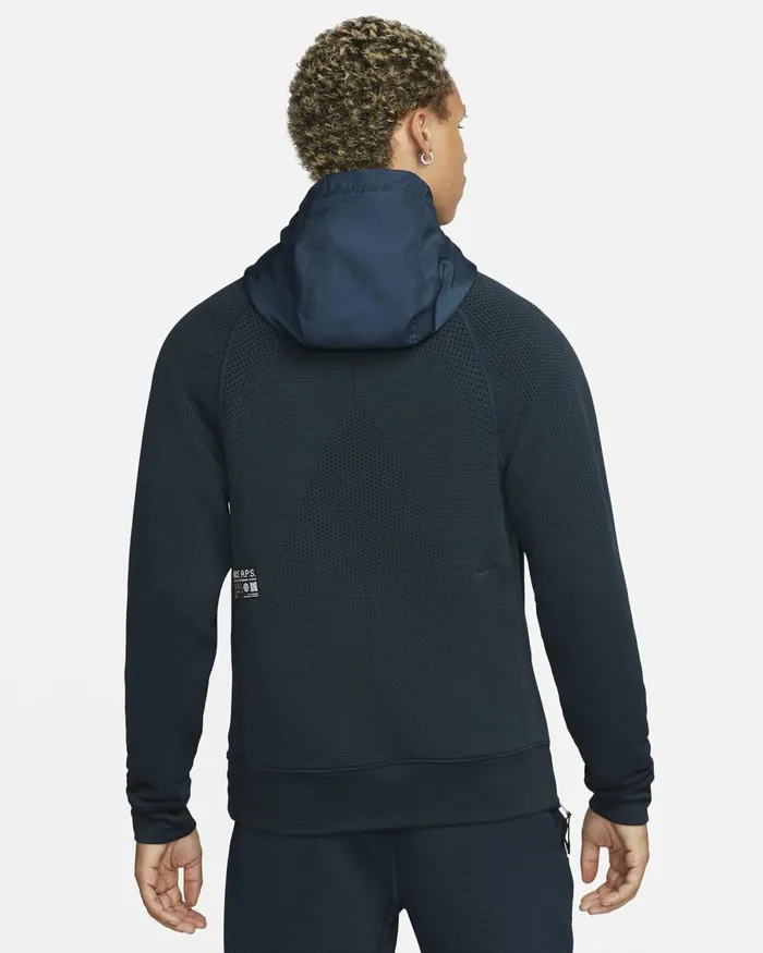 Men Nike Hoodies And Sweatshirts ThermaFIT ADV APS Armoury Navyblack