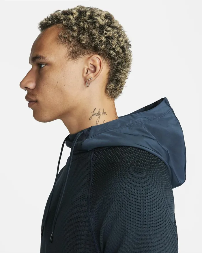 Men Nike Hoodies And Sweatshirts ThermaFIT ADV APS Armoury Navyblack