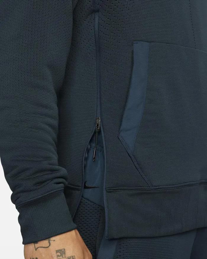 Men Nike Hoodies And Sweatshirts ThermaFIT ADV APS Armoury Navyblack