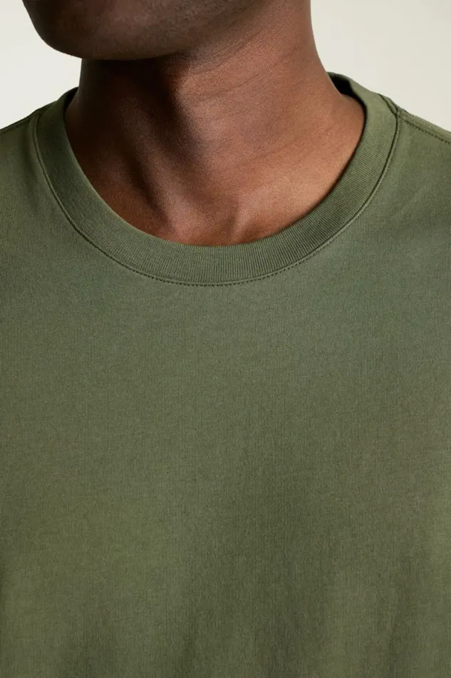 Men Organic Cotton Tee Dark Green Bonobos Short Sleeve Tees