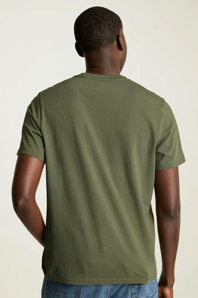 Men Organic Cotton Tee Dark Green Bonobos Short Sleeve Tees