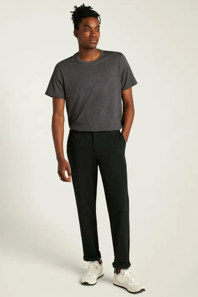 Men Organic Cotton Tee Heather Charcoal Bonobos Short Sleeve Tees