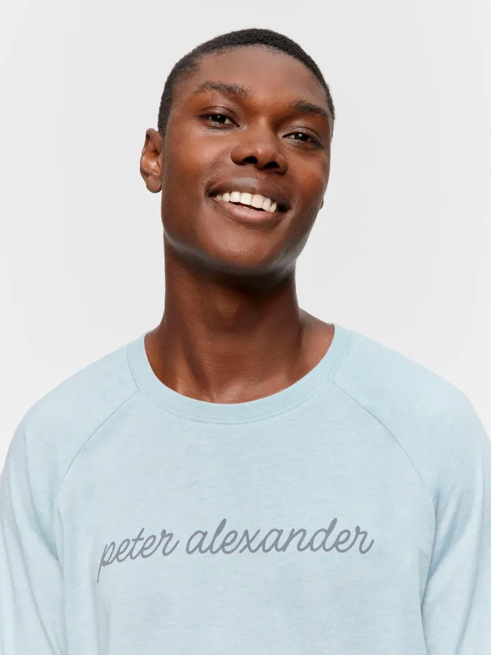 Men PA Long Sleeve Top Sage Peter Alexander Tops