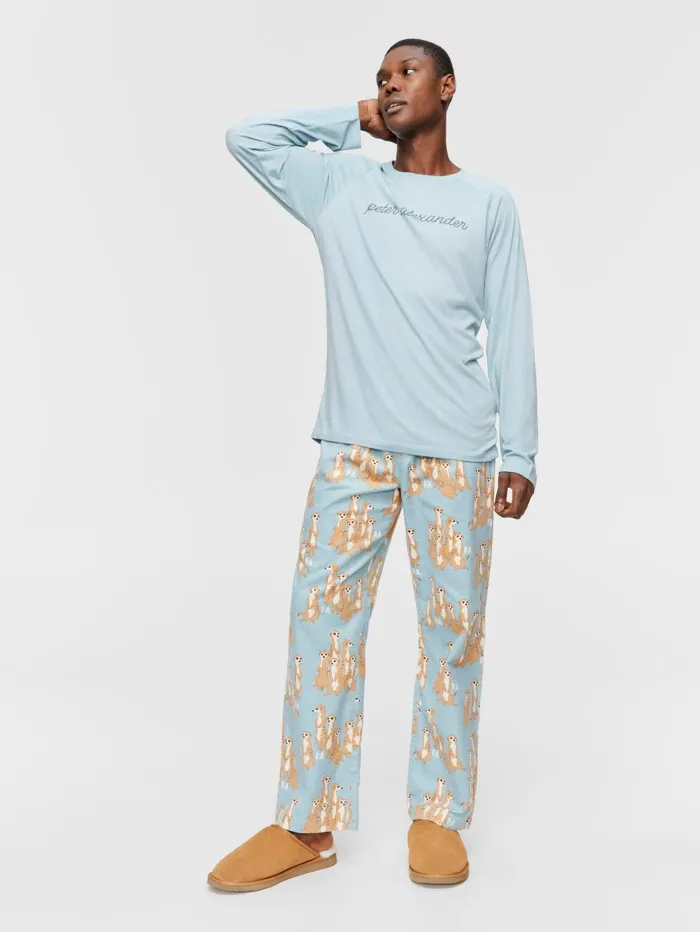 Men PA Long Sleeve Top Sage Peter Alexander Tops