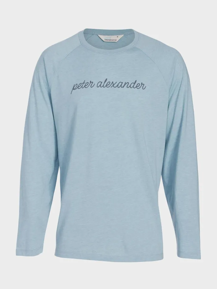Men PA Long Sleeve Top Sage Peter Alexander Tops