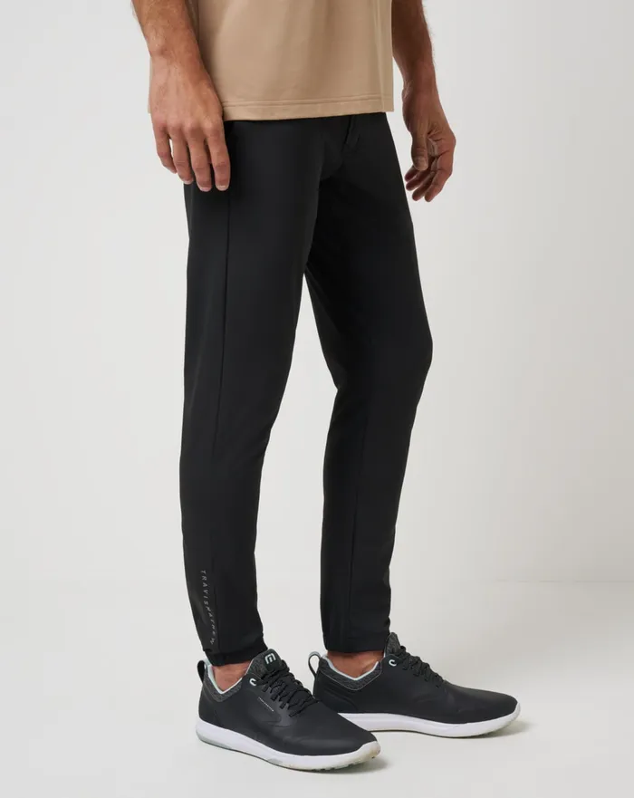 Men Pants TravisMathew OPEN TO CLOSE JOGGER Black