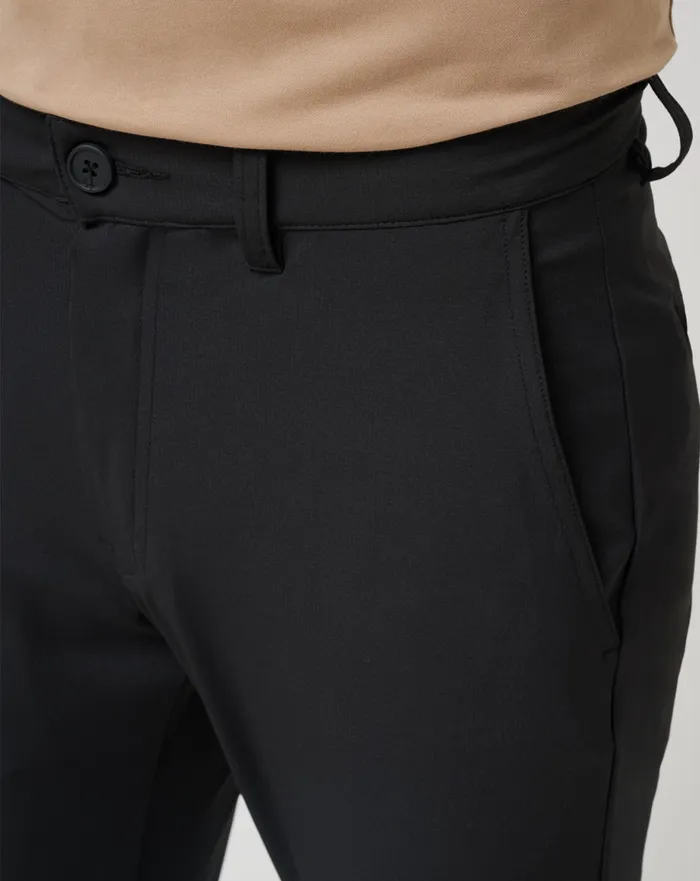 Men Pants TravisMathew OPEN TO CLOSE JOGGER Black