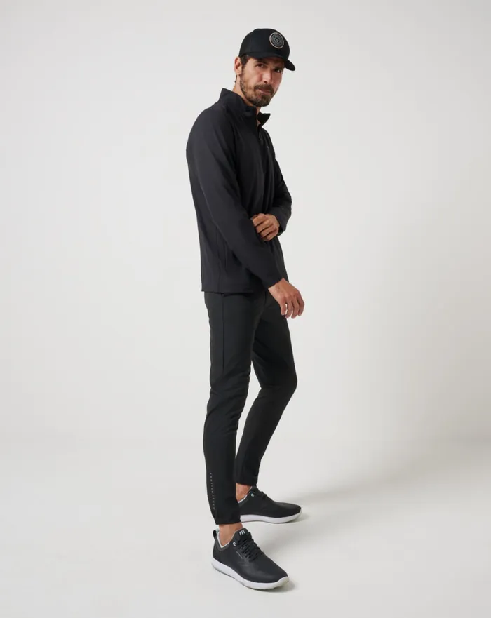 Men Pants TravisMathew OPEN TO CLOSE JOGGER Black