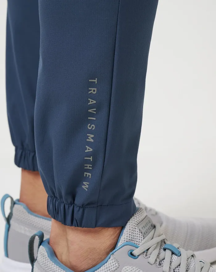 Men Pants TravisMathew OPEN TO CLOSE JOGGER Mood Indigo