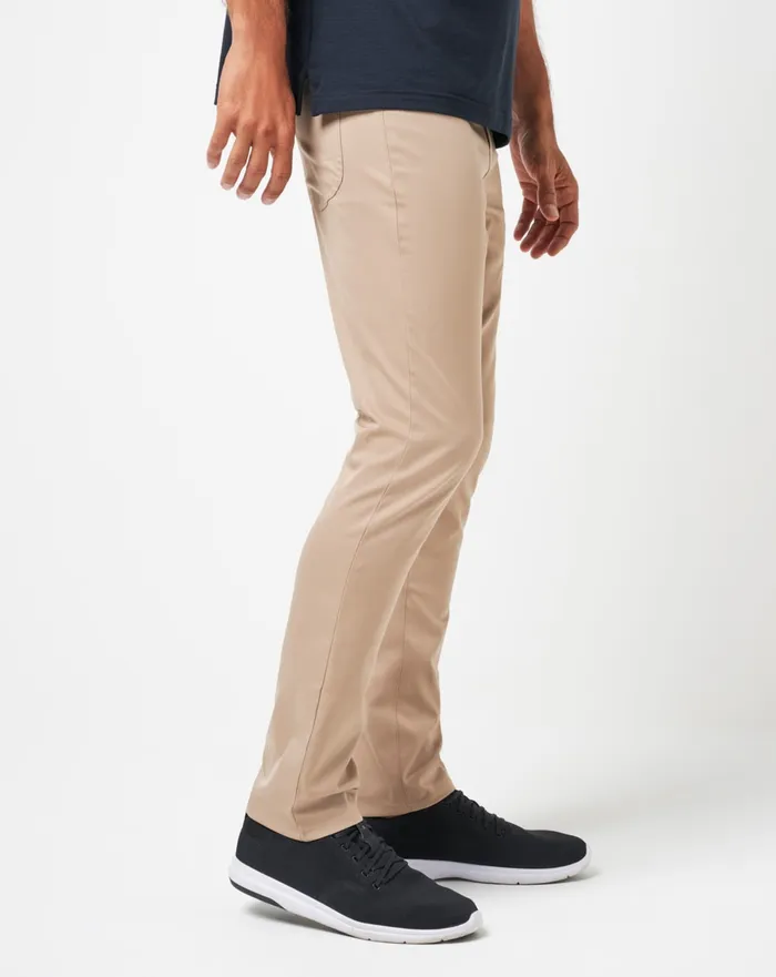 Men Pants TravisMathew OPEN TO CLOSE PANT Khaki