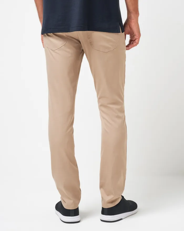 Men Pants TravisMathew OPEN TO CLOSE PANT Khaki