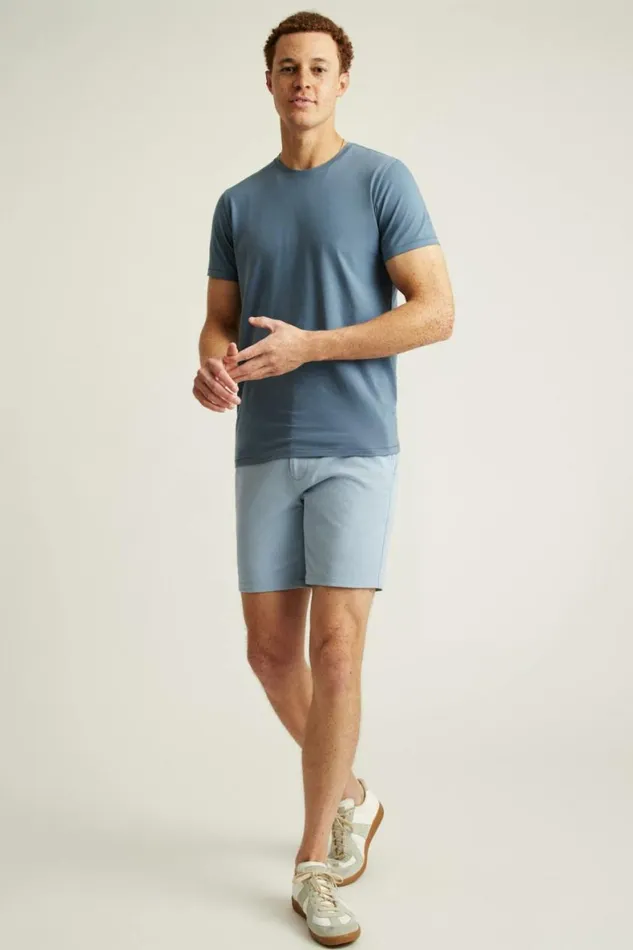 Men Pima Performance Tee Flint Stone Grey Bonobos Short Sleeve Tees